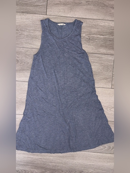 Madewell Dresses & Skirts - Madewell Size Small Tank Dress Blue/Gray Knee Length EUC Comfy